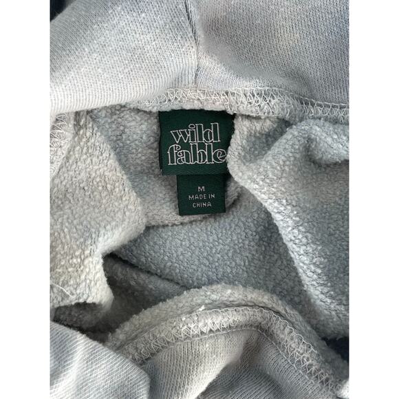 Wild Fable Tie Dye Pullover Cropped Hoodie Sweatshirt Women's Size Medium - Picture 7 of 7